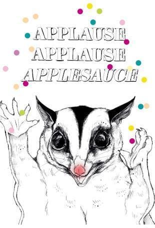 Applesauce Greeting Card Food, Fur & Feathers Greeting Cards Card
