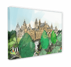 Kelvingrove Art Gallery & Museum Canvas Print Glasgow Kisses 28"x40"(70x100 cm) Canvas Print