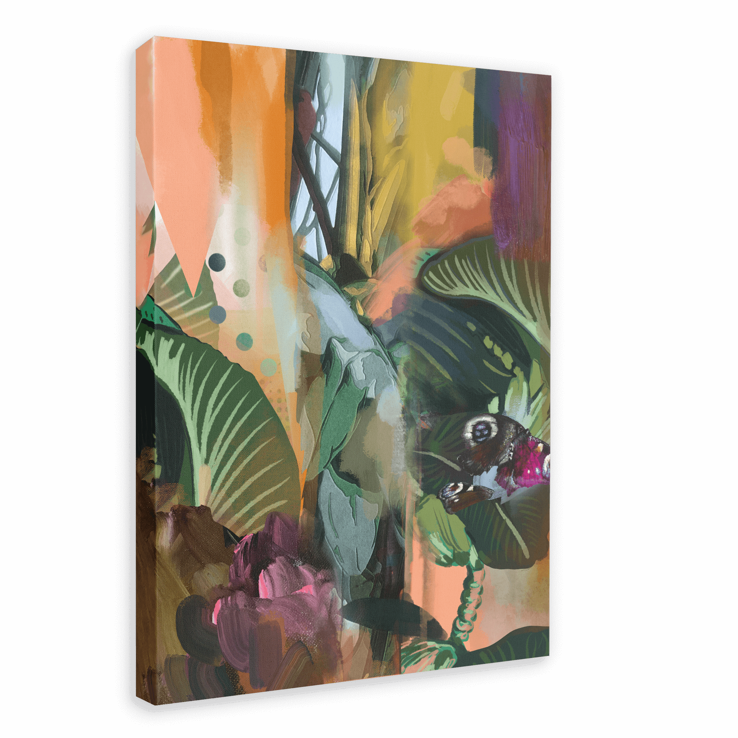 Flickering Flight Canvas Print The Flutterby Effect 28"x40"(70x100 cm) Canvas Print