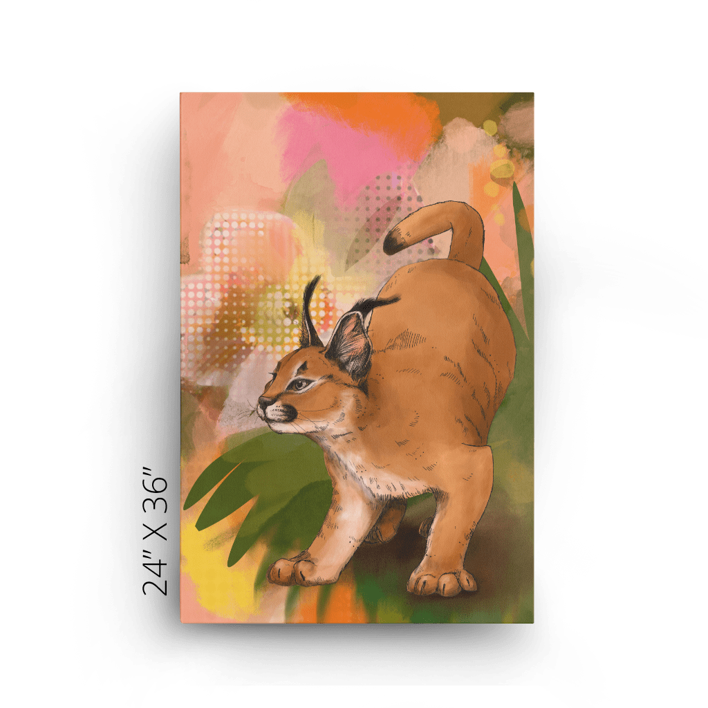 Tufted Whimsy Canvas Print Pawky Paws 24" X 36" Canvas Print