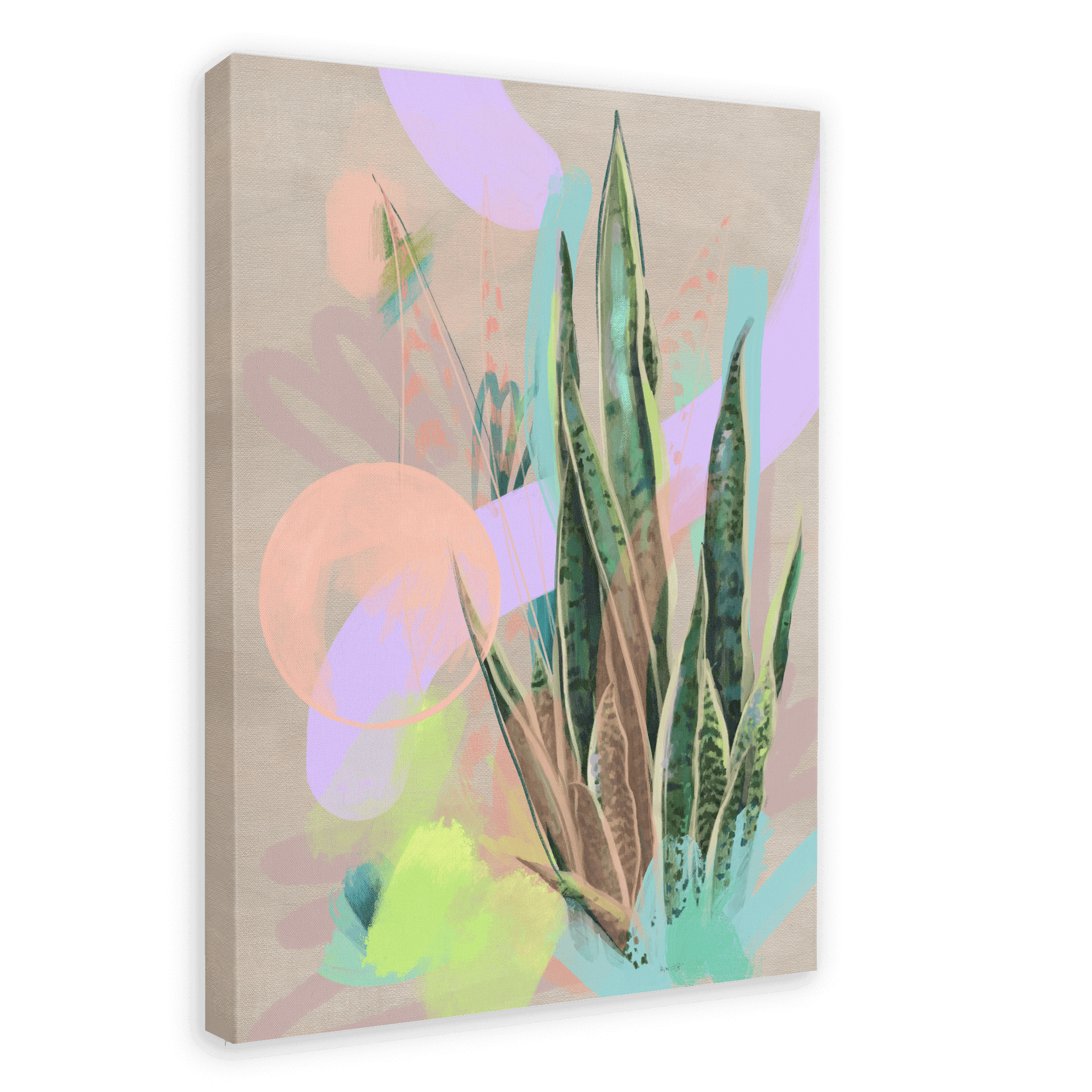 Tropic Pop Canvas Print Heat Flares 28"x40"(70x100 cm) Canvas Print