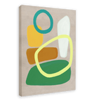 Pebble Dash Green Canvas Print Pebble Dash 28"x40"(70x100 cm) Canvas Print