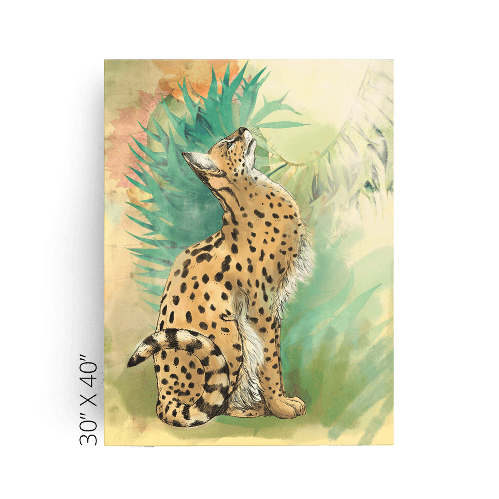 Spring Steppe Canvas Print Pawky Paws 30" X 40" Canvas Print