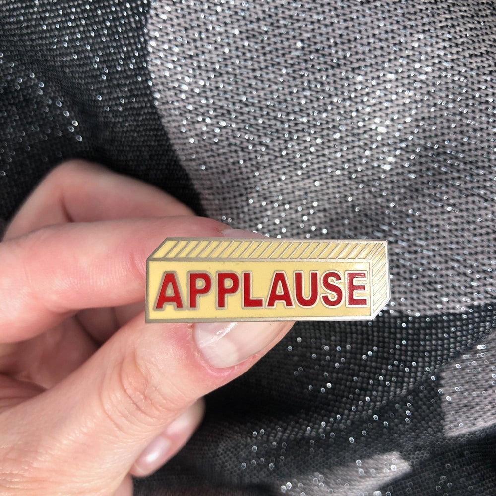 Applause Sign Pin Pins by diedododa Pin