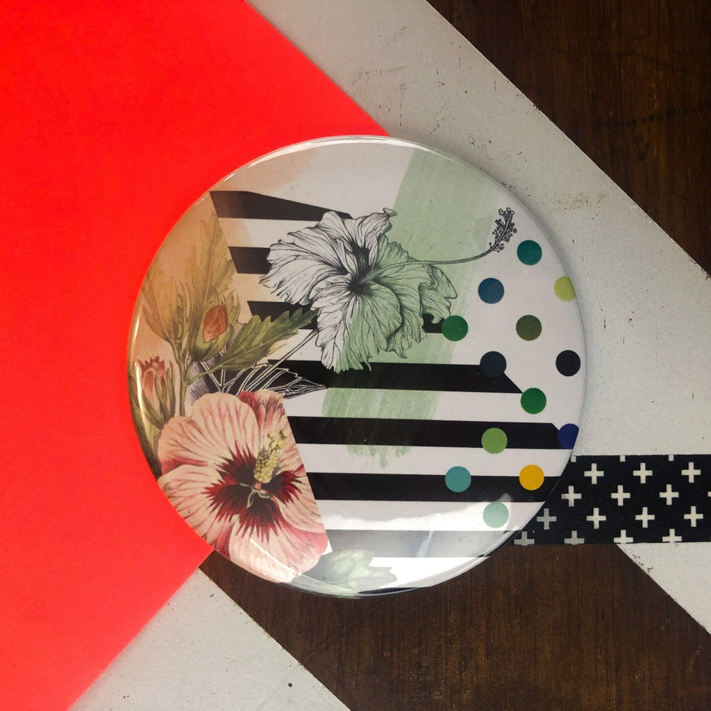 Hibiscus Pocket Mirror diedododa Mirror