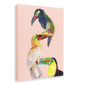 Tower Of Toucans Canvas Print The Gathering 28"x40"(70x100 cm) Canvas Print
