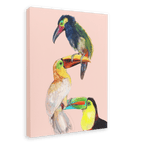 Tower Of Toucans Canvas Print The Gathering 28"x40"(70x100 cm) Canvas Print