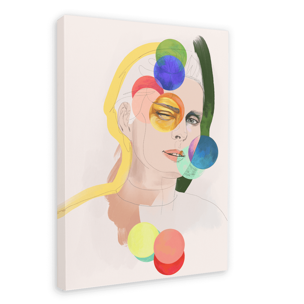 Stella Tennant - Muse Canvas Print Fashion Illustration 28"x40"(70x100 cm) Canvas Print