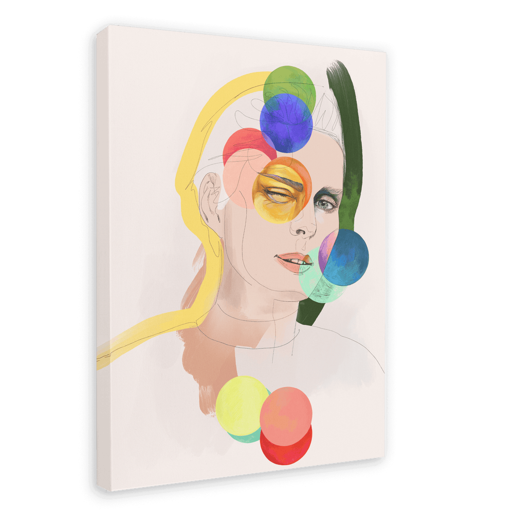 Stella Tennant - Muse Canvas Print Fashion Illustration 28"x40"(70x100 cm) Canvas Print