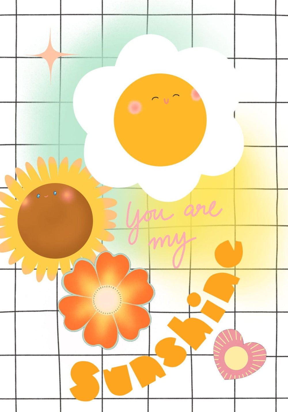 You Are My Sunshine Greeting Card Hubbub Greeting Card