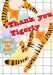 Thank You Tigerly Greeting Card Hubbub Greeting Card