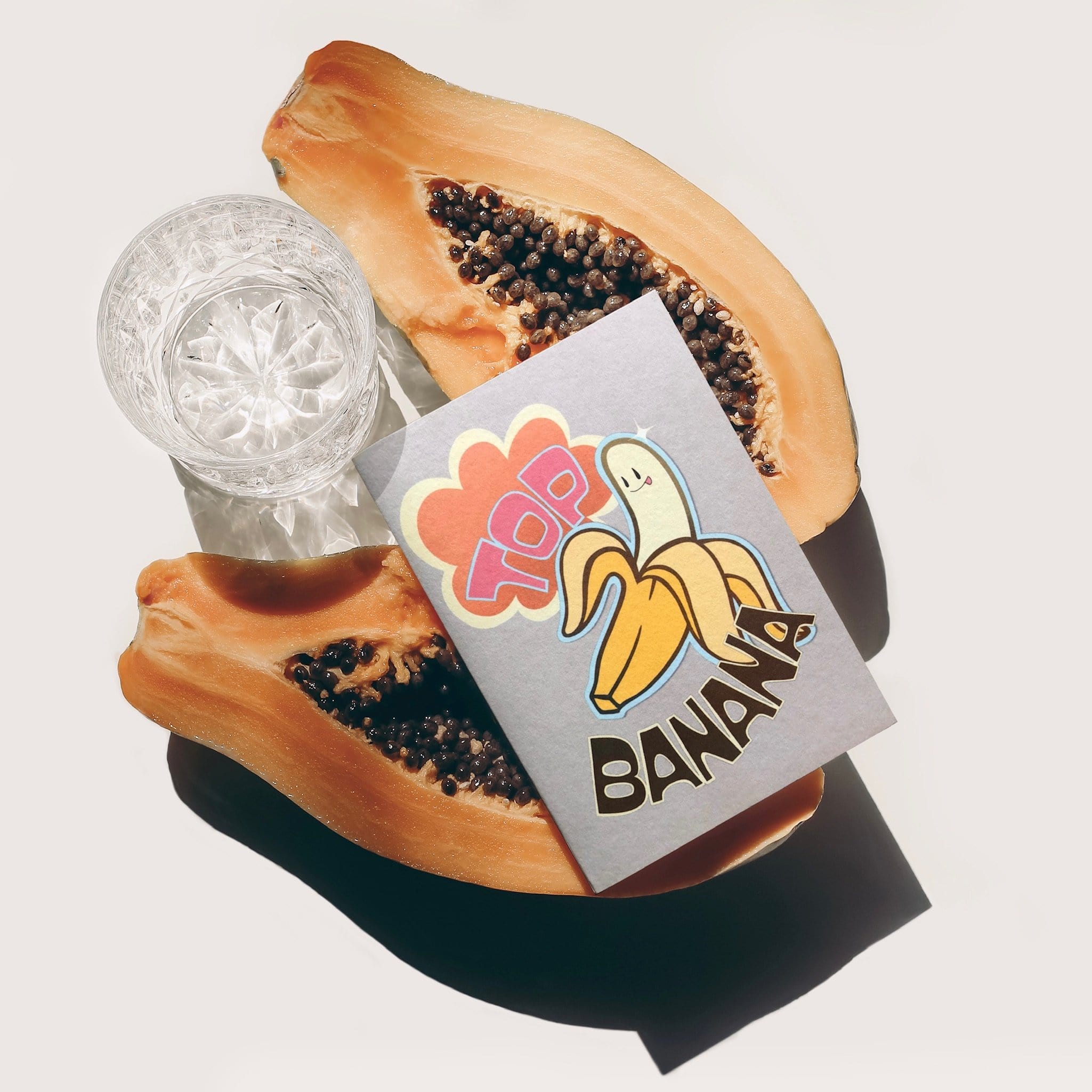 Retrograde Top Banana Greeting Card Retrograde Greeting Card