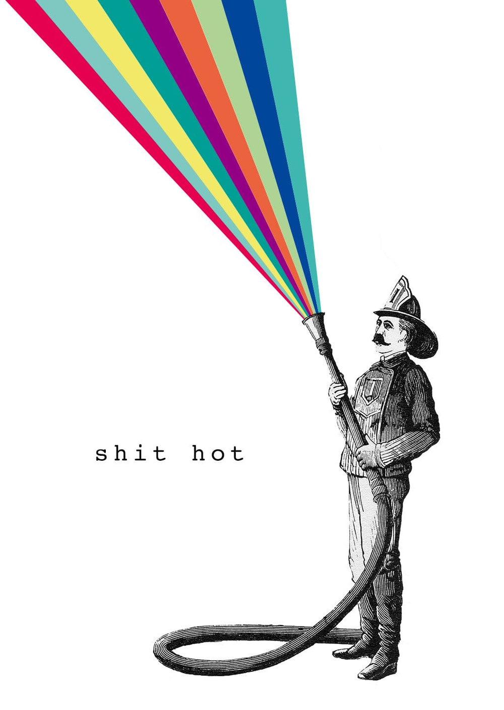 Shit Hot Greeting Card Victoriana Greeting Cards Card