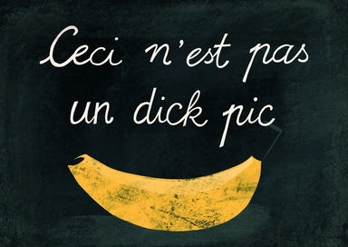 Ceci N’est Pas Un Dick Pic diedododa Cards Card