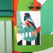 Blue Crowned Trogon - Boom Greeting Card Beaky Blooms Greeting Cards Card