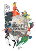 Happy Birdday Greeting Card Food, Fur & Feathers Greeting Cards Card