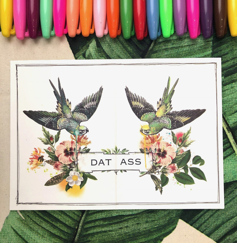 Dat Ass Greeting Card Food, Fur & Feathers Greeting Cards Card