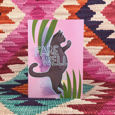 Cats On Legs - Farewell Greeting Card Cats On Legs Card