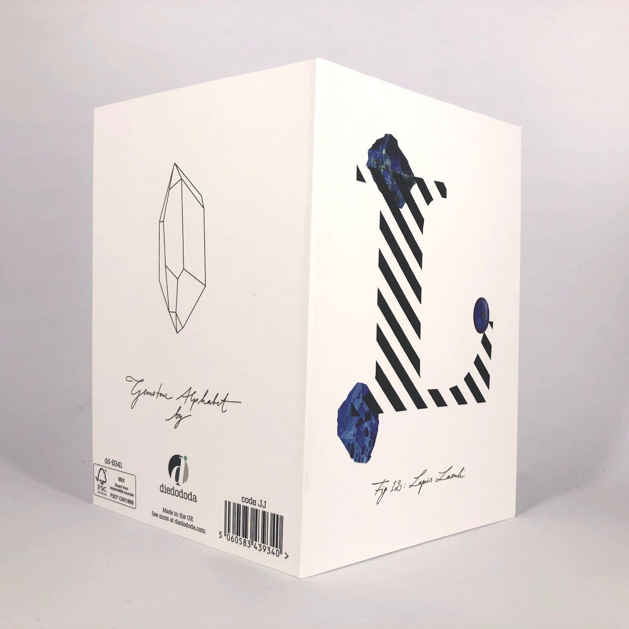 Gemstone Alphabet L Greeting Card Gemstone Alphabet Greeting Card Card