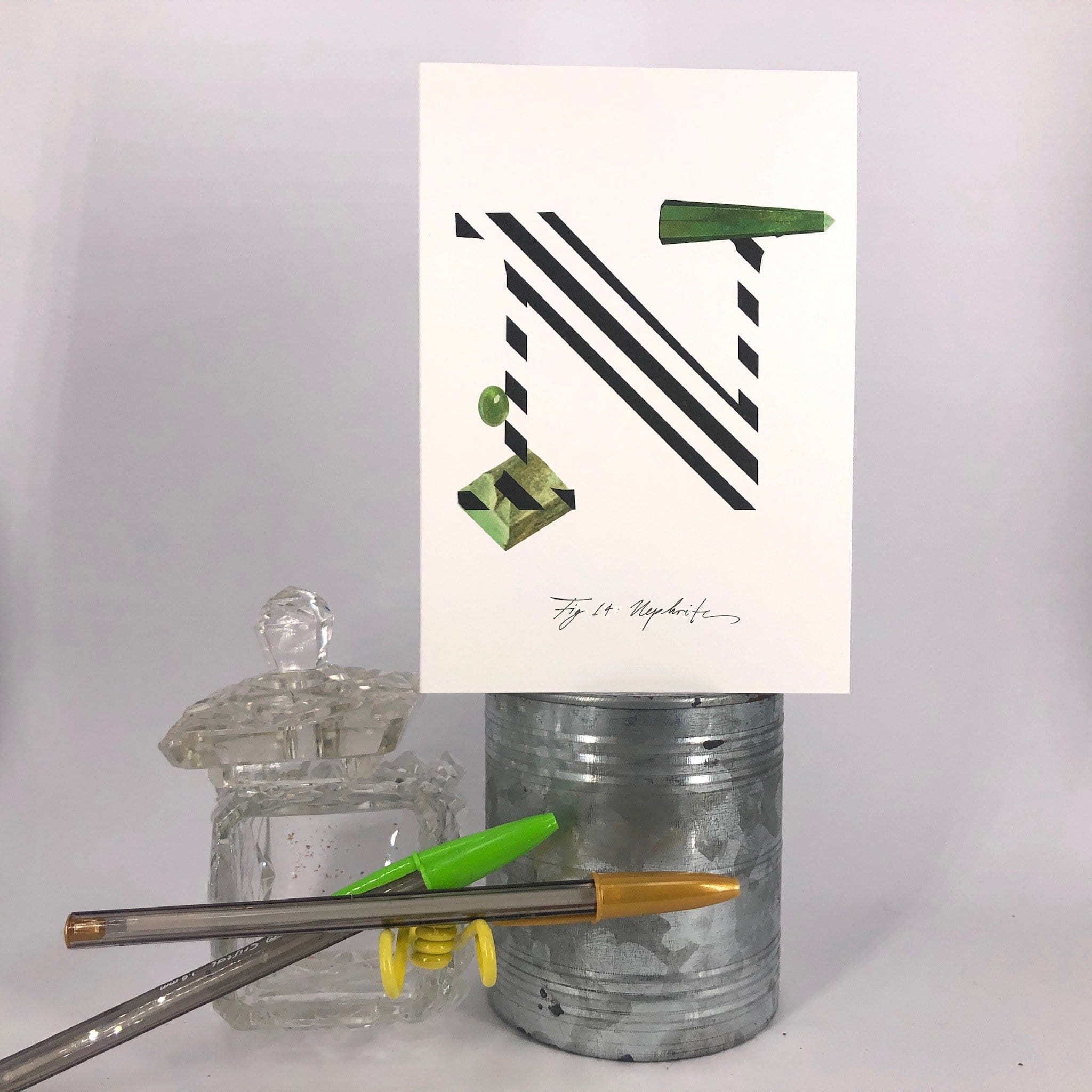 Gemstone Alphabet N Greeting Card Gemstone Alphabet Greeting Card Card