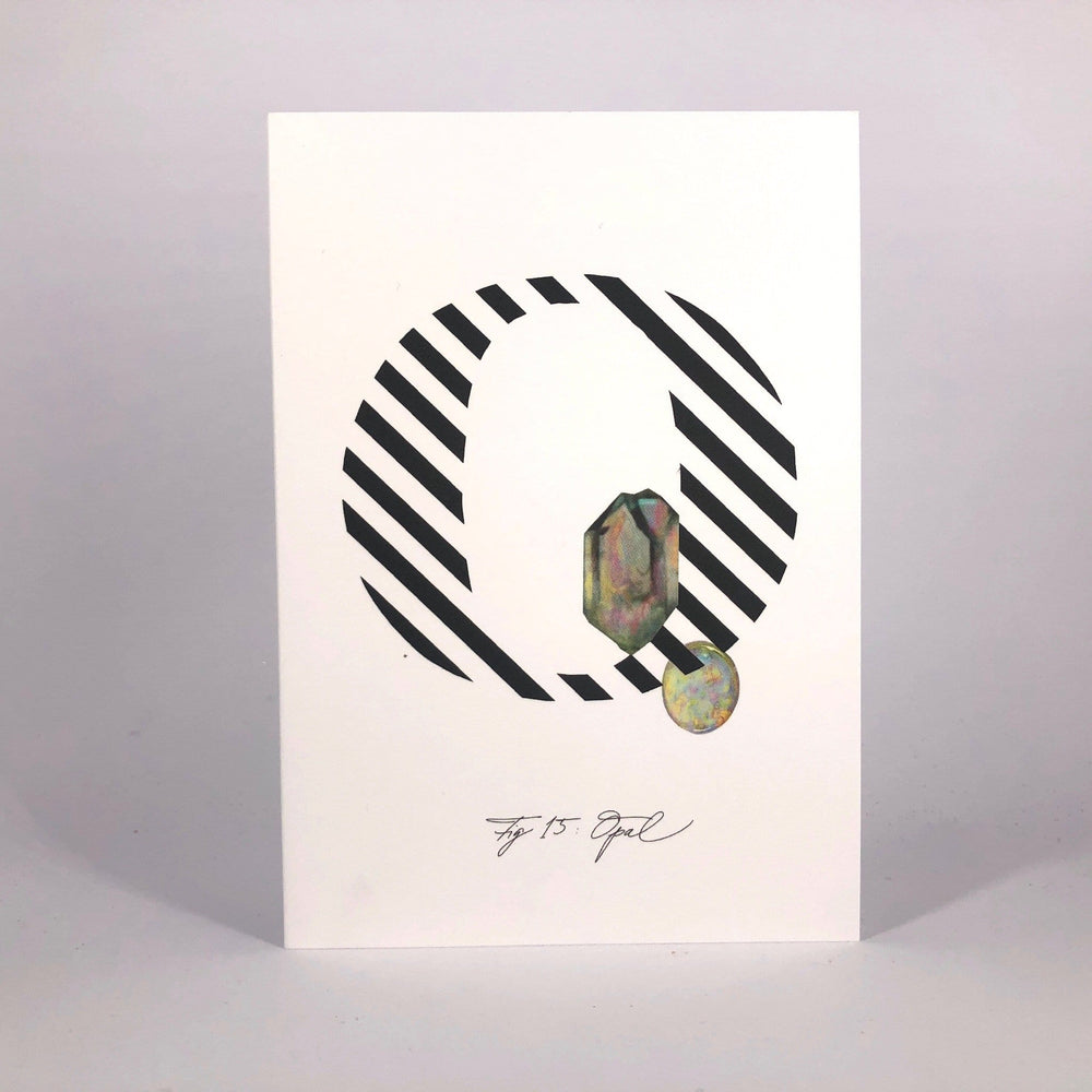 Gemstone Alphabet O Greeting Card Gemstone Alphabet Greeting Card Card