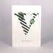 Gemstone Alphabet V Greeting Card Gemstone Alphabet Greeting Card Card