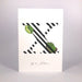 Gemstone Alphabet X Greeting Card Gemstone Alphabet Greeting Card Card