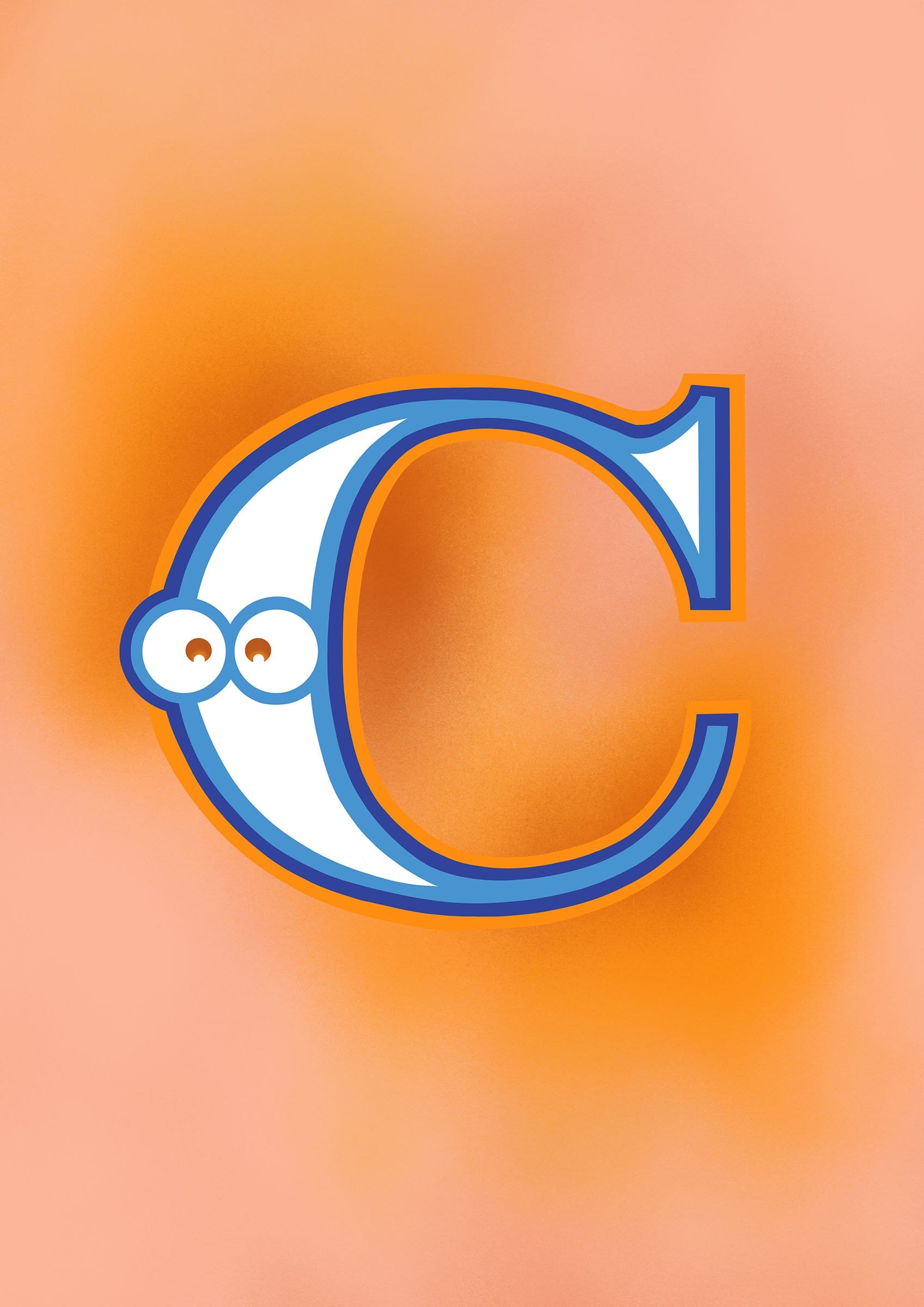 The Jolly Type C Greeting Card The Jolly Type Greeting Cards Greeting Card