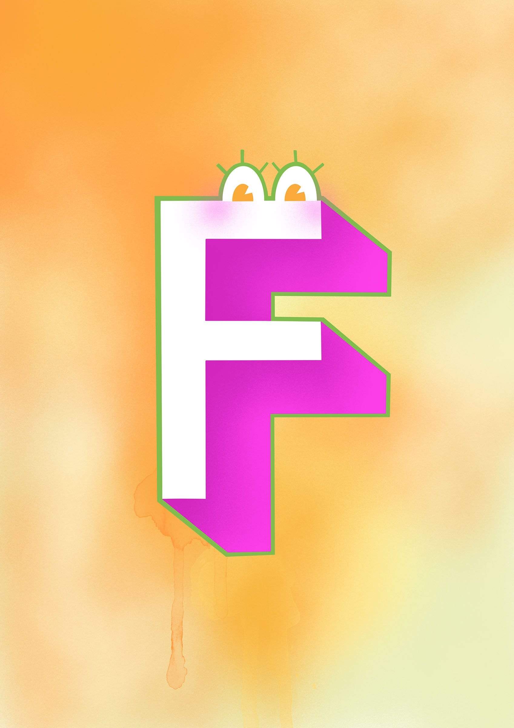 The Jolly Type F Greeting Card The Jolly Type Greeting Cards Greeting Card