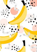Banana Greeting Card Food, Fur & Feathers Greeting Cards Card