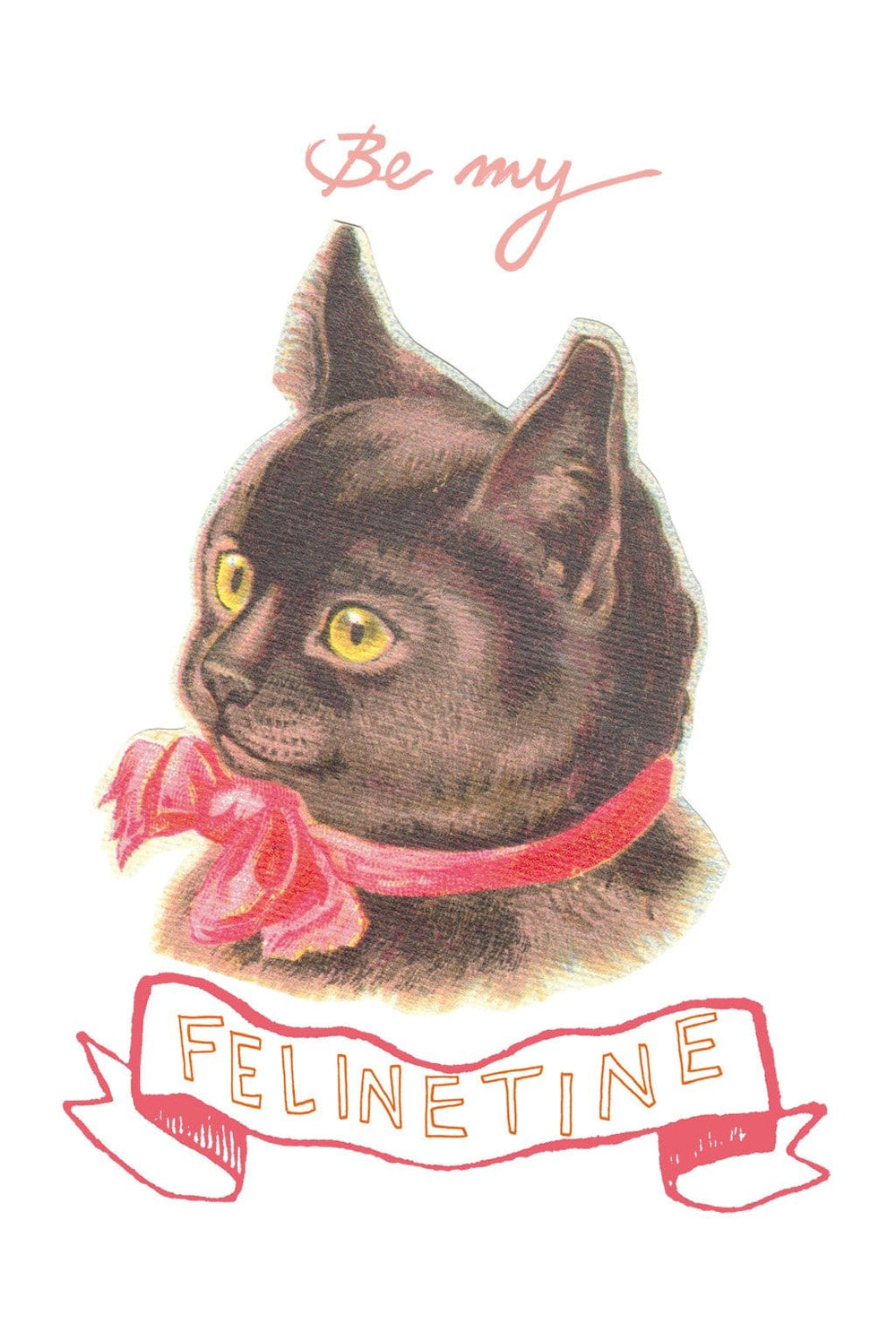 Felinetine Greeting Card Furry Friends Greeting Cards Card