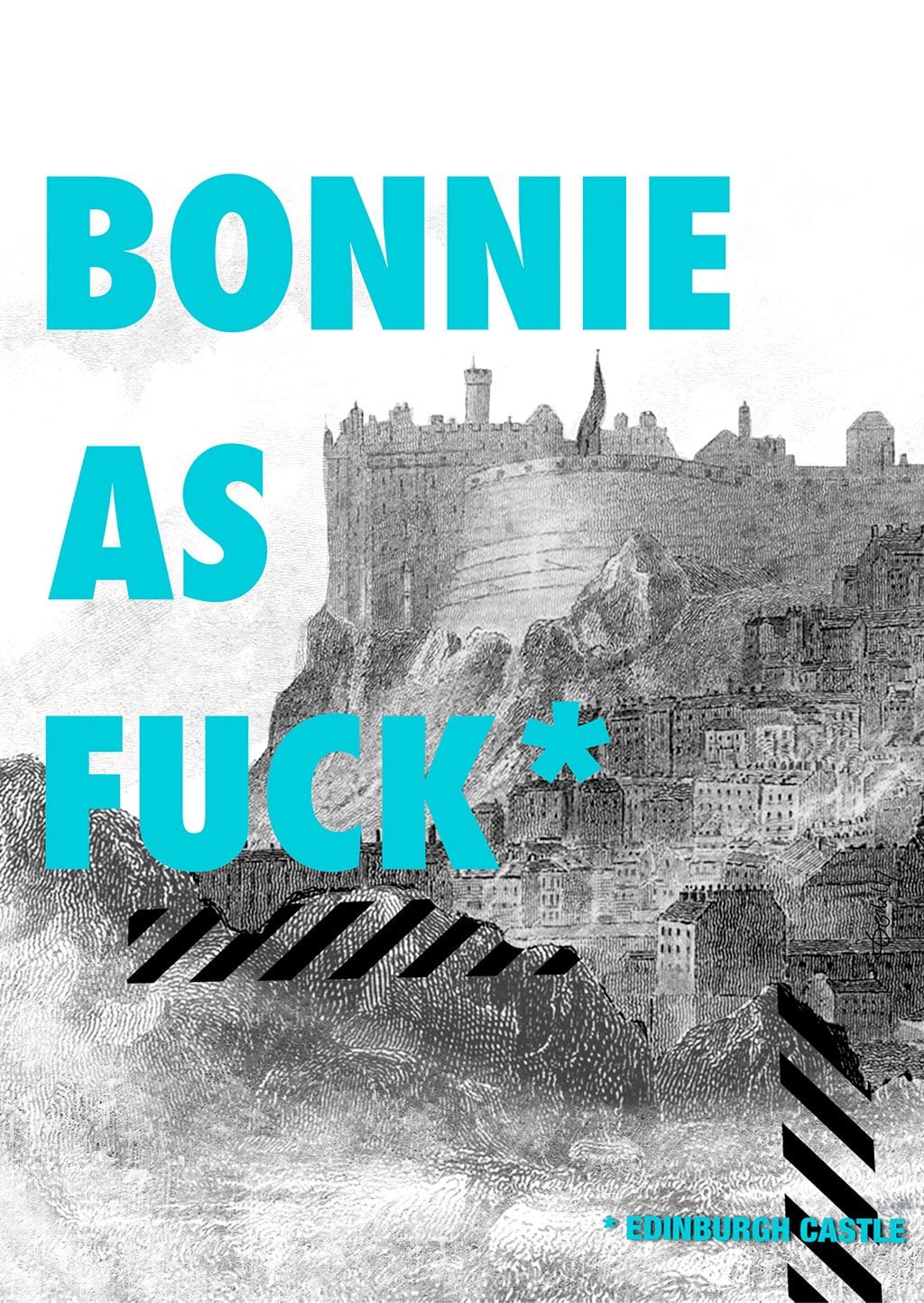 Bonnie Edinburgh Castle Greeting Card Scotland Greeting Cards Card