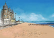 Portobello Beach Greeting Card Scotland Greeting Cards Card