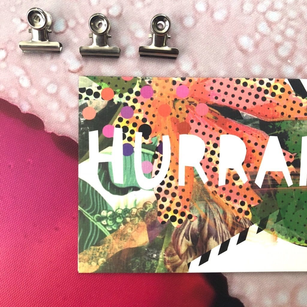 Motley Blooms - Hurrah Greeting Card Motley Blooms Greeting Cards Card