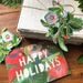 Happy Holidays Greeting Card Greeting Card Motley Blooms Greeting Cards Card