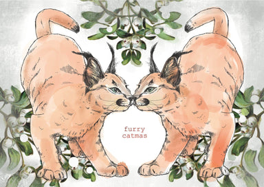 Furry Catmas Christmas Cards Card