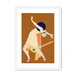 Dancer (Kobayakawa Kiyoshi X diedododa) Framed & Mounted Print Movements A3 Portrait / White Frame Mounted Print