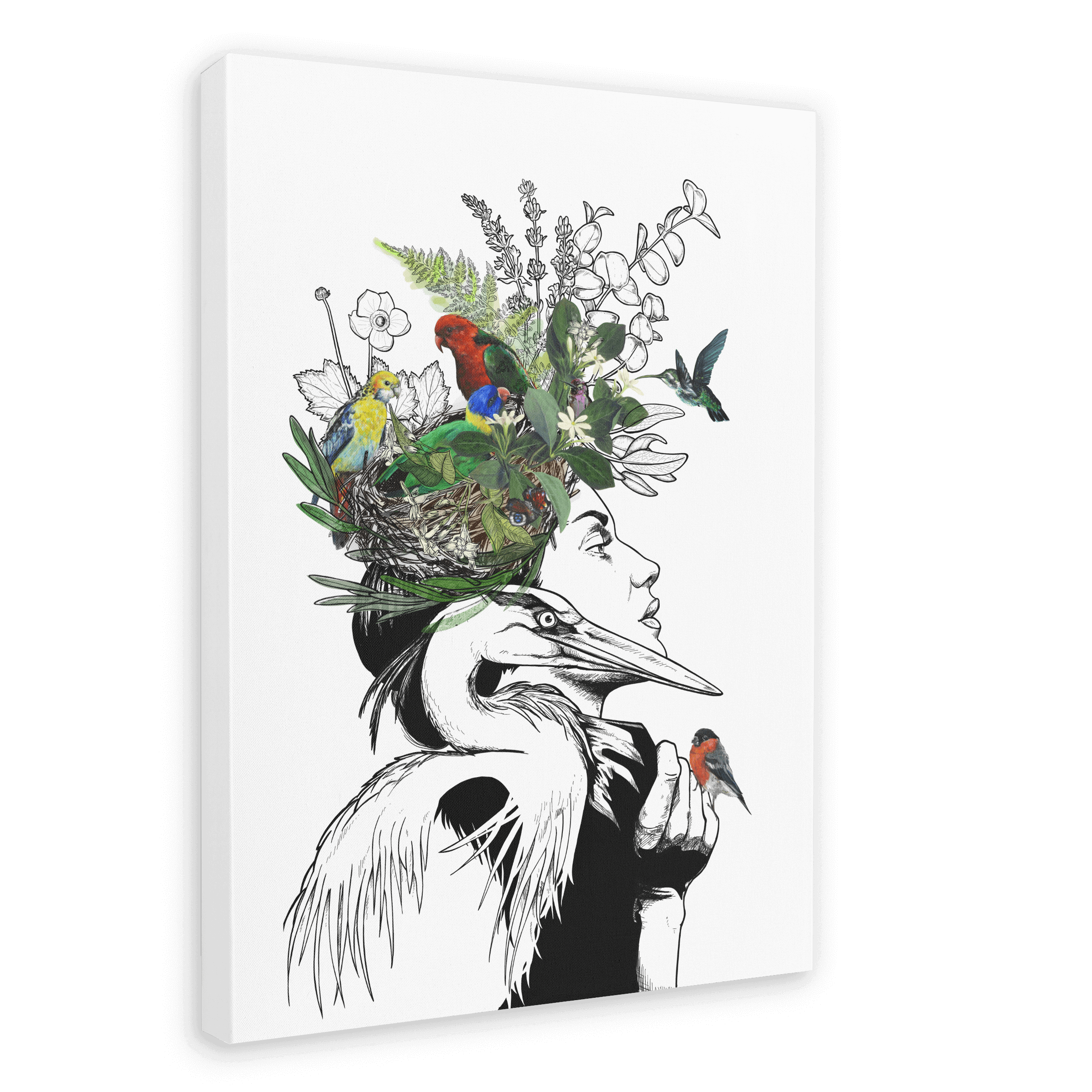 Sky Matte Canvas Print Habitats 28"x40"(70x100 cm) Canvas Print