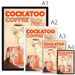 Cockatoo Coffee Giclée Framed Print ADimals Framed Print
