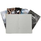 Dark Floral Pocket Notebook Stationery by diedododa Notebook