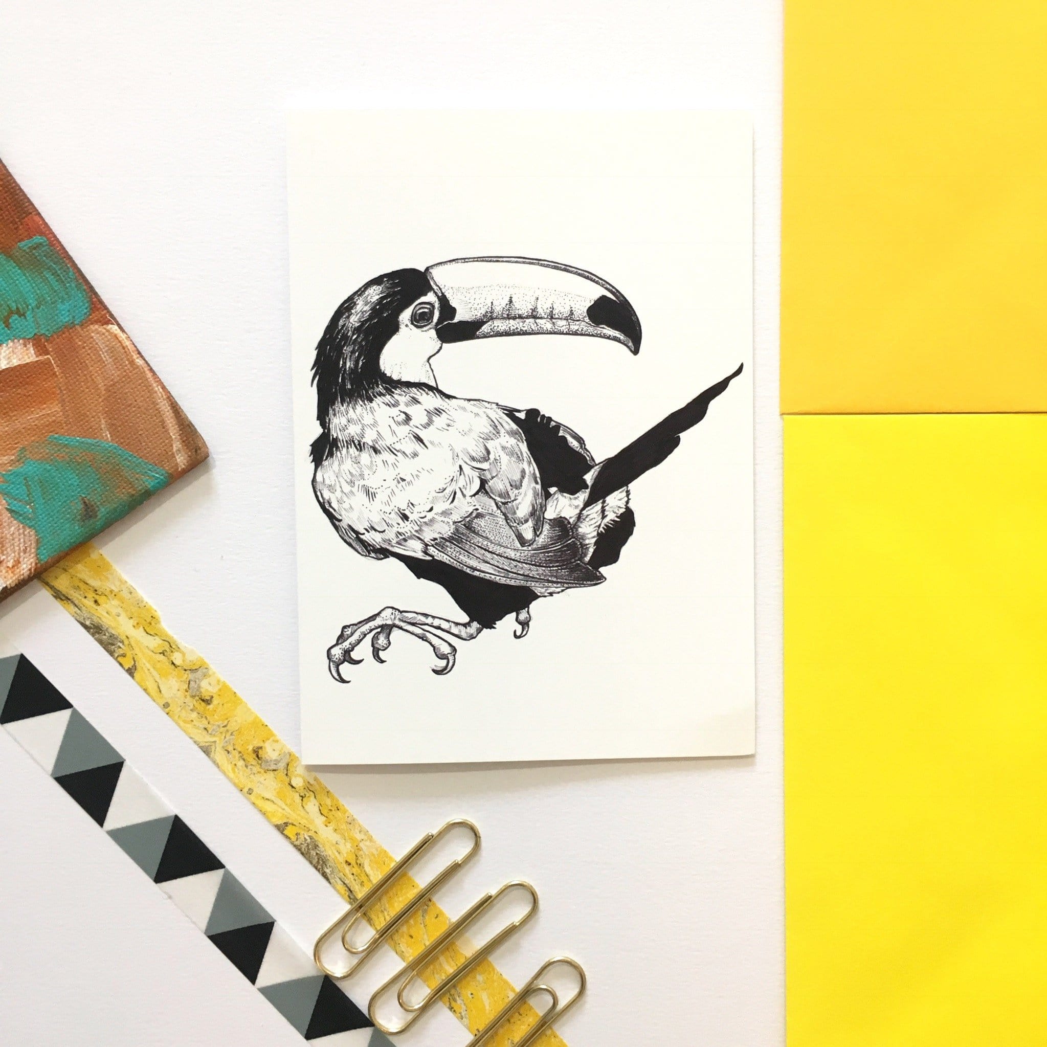 Toucan Greeting Card Food, Fur & Feathers Greeting Cards Card