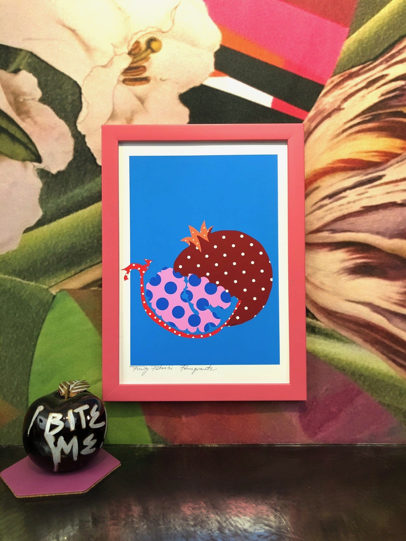 Pomegranate Matte Art Print Fruity Patootie Art Print