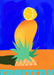 Fruitery Totem Blue Art Print Intercontinental Fruitery Art Print