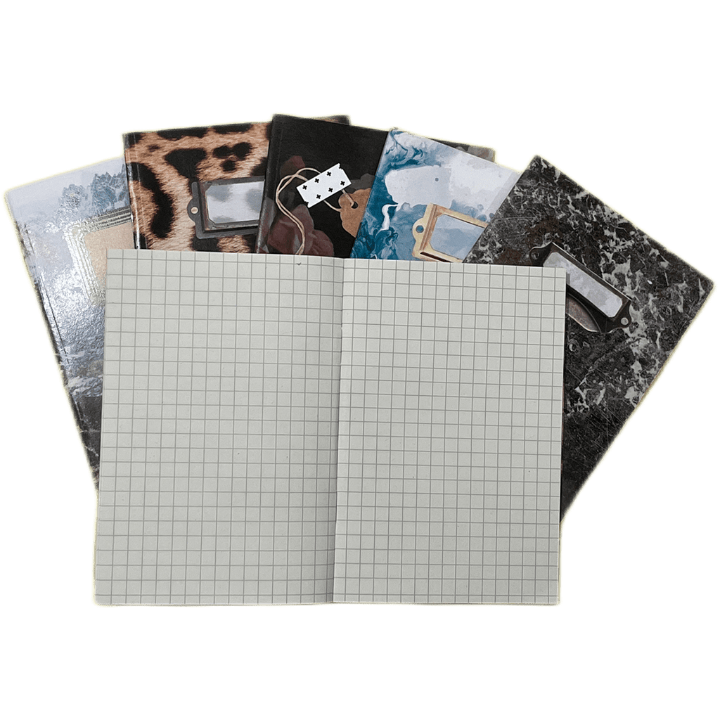 Black Marble Pocket Notebook Stationery by diedododa Grid Notebook