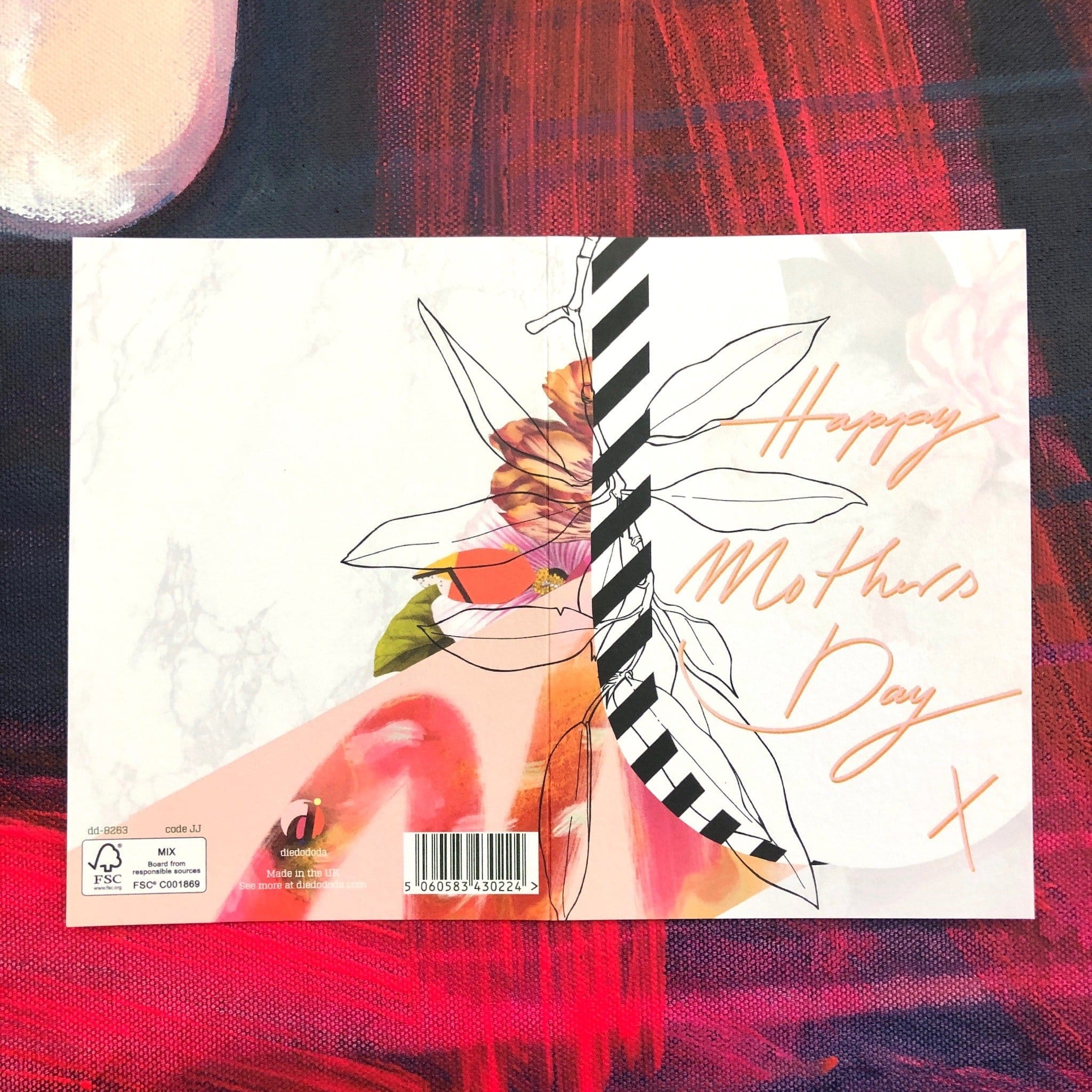 Occasional Stripes Happy Mothers Day Greeting Card Occasional Stripes Greeting Cards Card