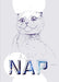 Nap Kitty Matte Art Print Cat Cafe A5 (14.8 X 21 cm) Art Print