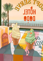 Soft Serve Giclée Art Print Hôtel Dodo Art Print