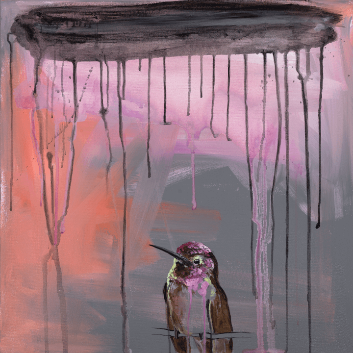 The Messenger Giclée Art Print Fine Art Square GIclee Art Print