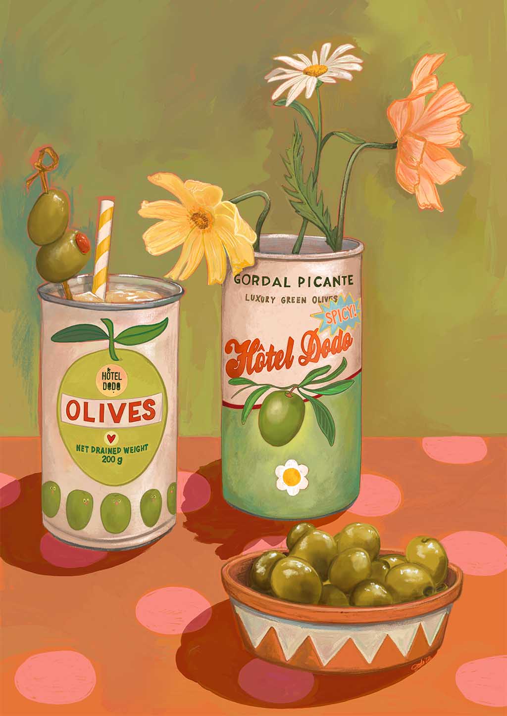 Hôtel Dodo Olives Olé Art Print Hôtel Dodo Art Print