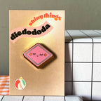 Happy Lozenge Pin Pins by diedododa Pin